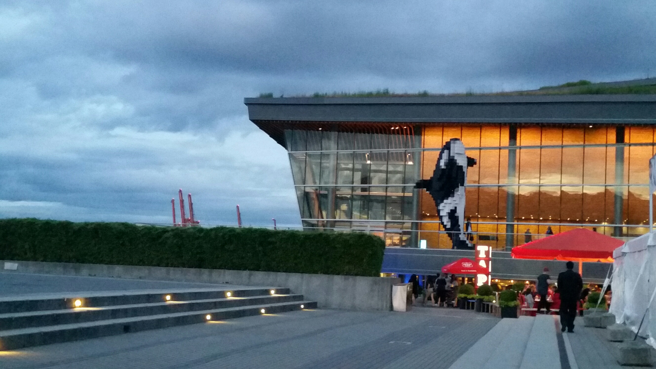 Vancouver convention center whale