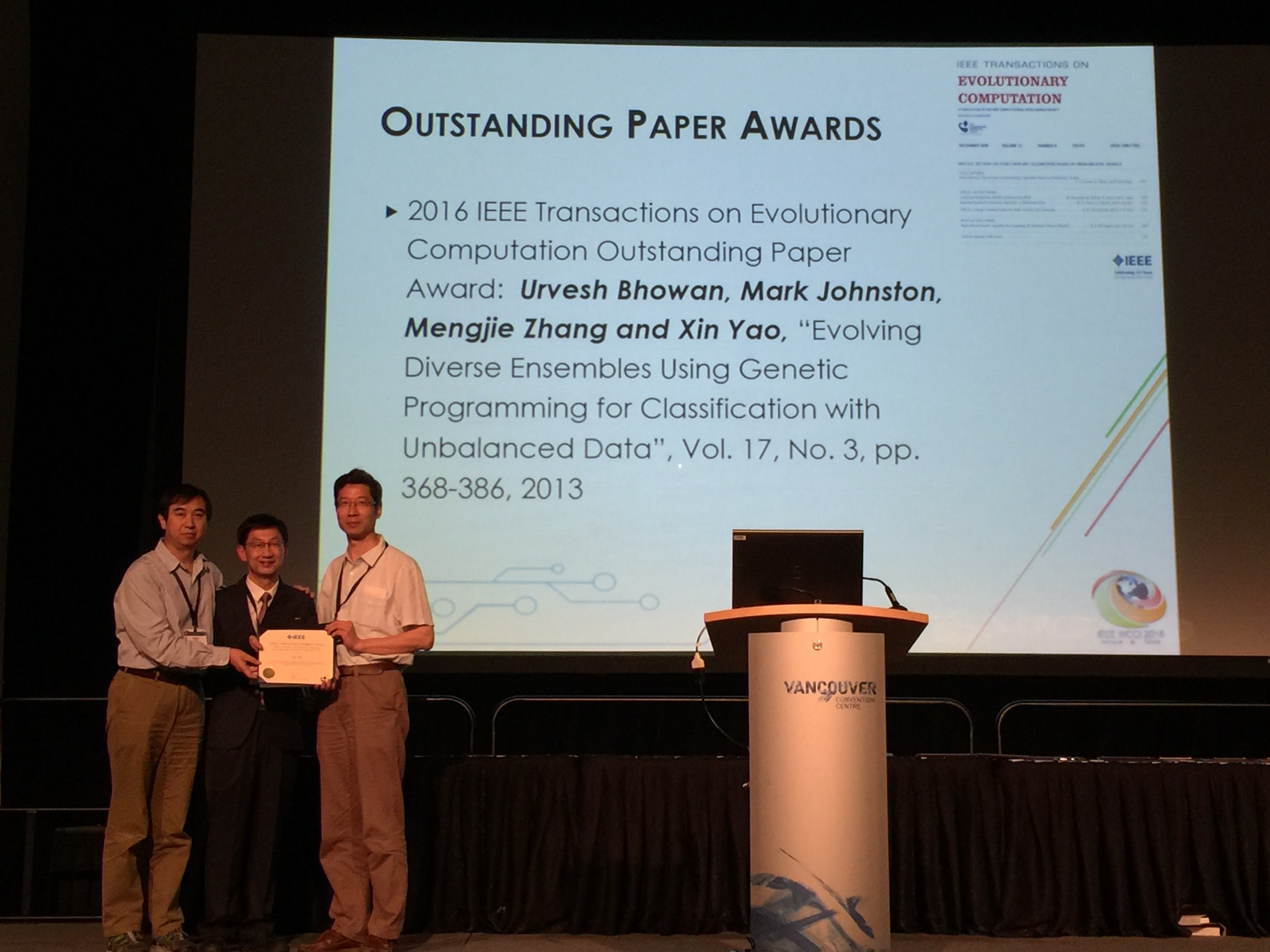 Outstanding paper awards