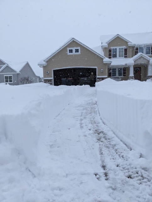 snow drive way