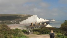 chalk cliffs sussex August 2020