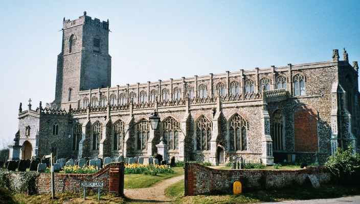 Holy Trinity church lane Blythburgh