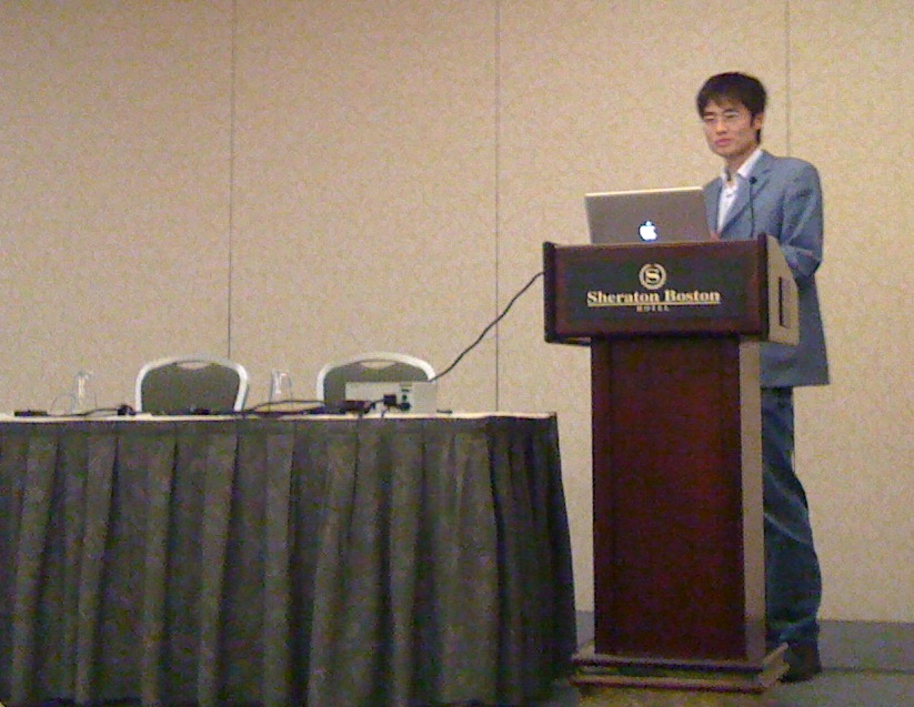 Jianhan is explaining risk models of IR